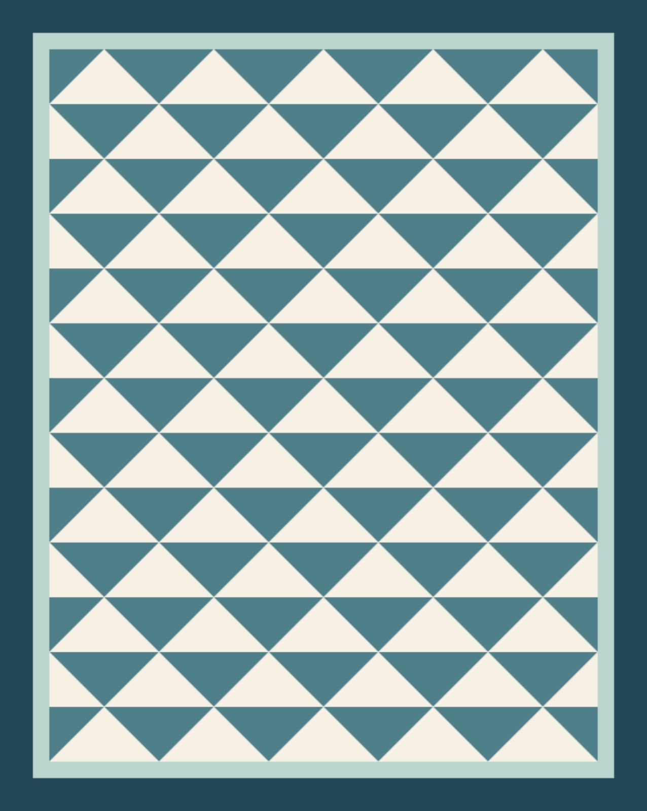 Harbour Diamonds quilt by Marlowe Field