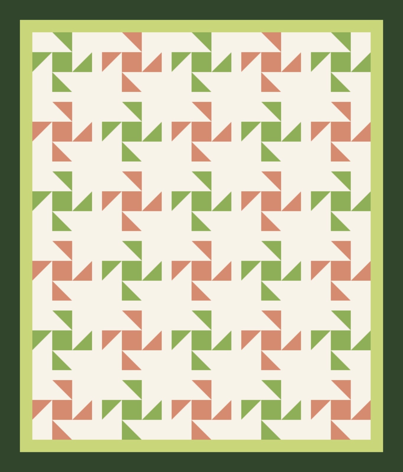 Leaf Friendship Stars quilt by Verdant Parish