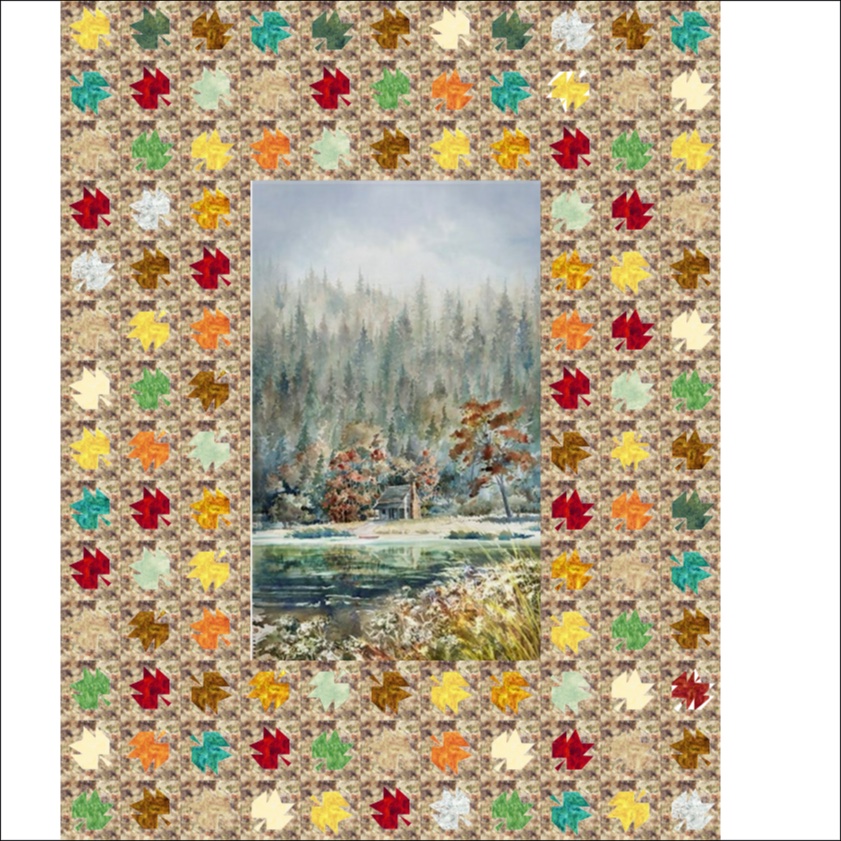 Cabin in the Woods 1 quilt design
