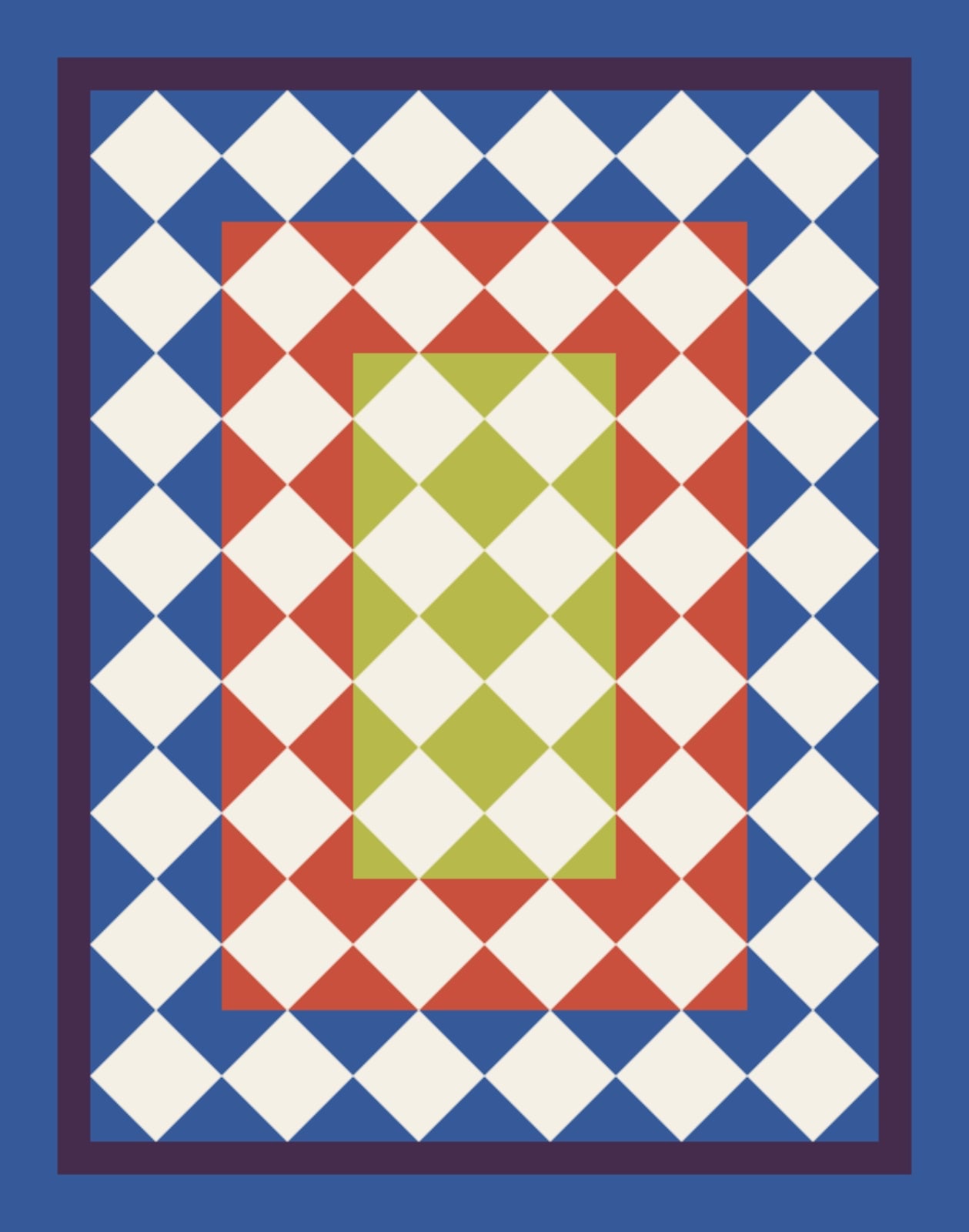 Citron Dish Nest quilt by Citrine Ledger