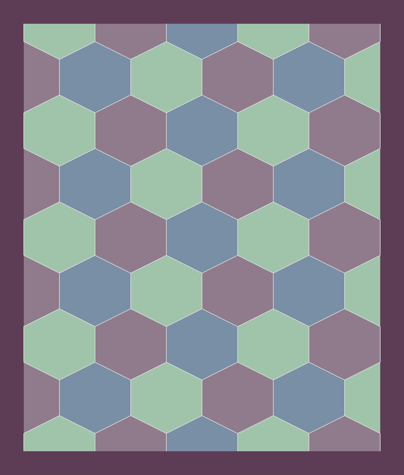 EPP Hexagon quilt design