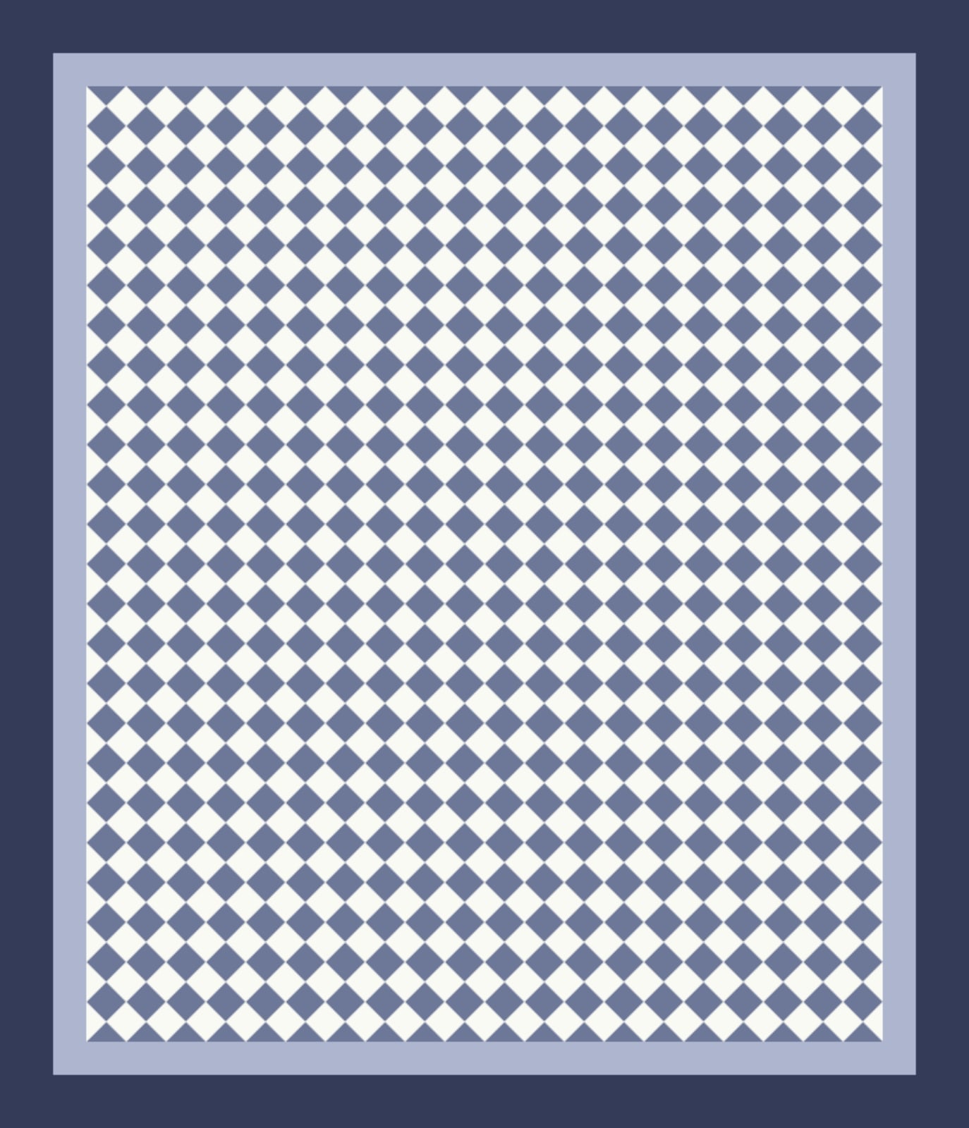 Dusk Hourglasses quilt by Frostline Studio