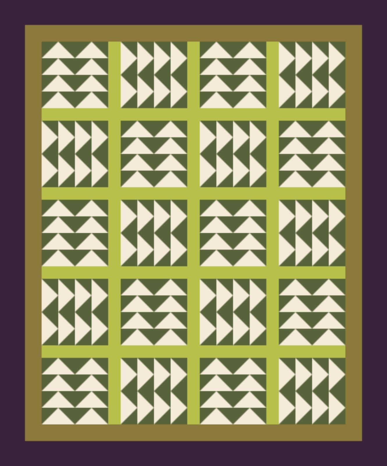 Wicklight Goose Chase quilt by Nocturne Patchwork