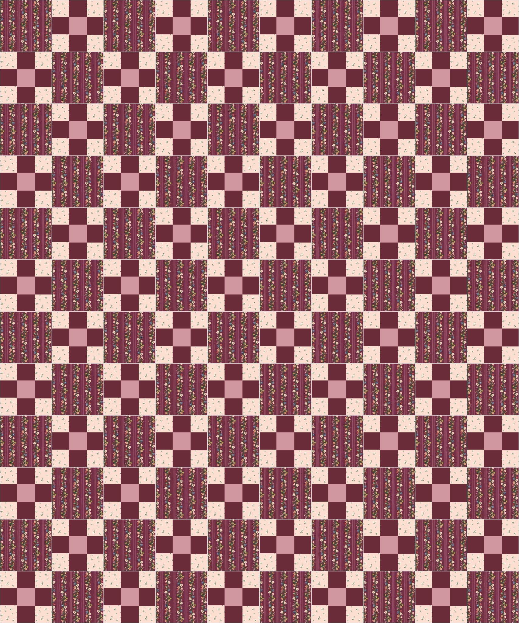 Deep love quilt by Camomila