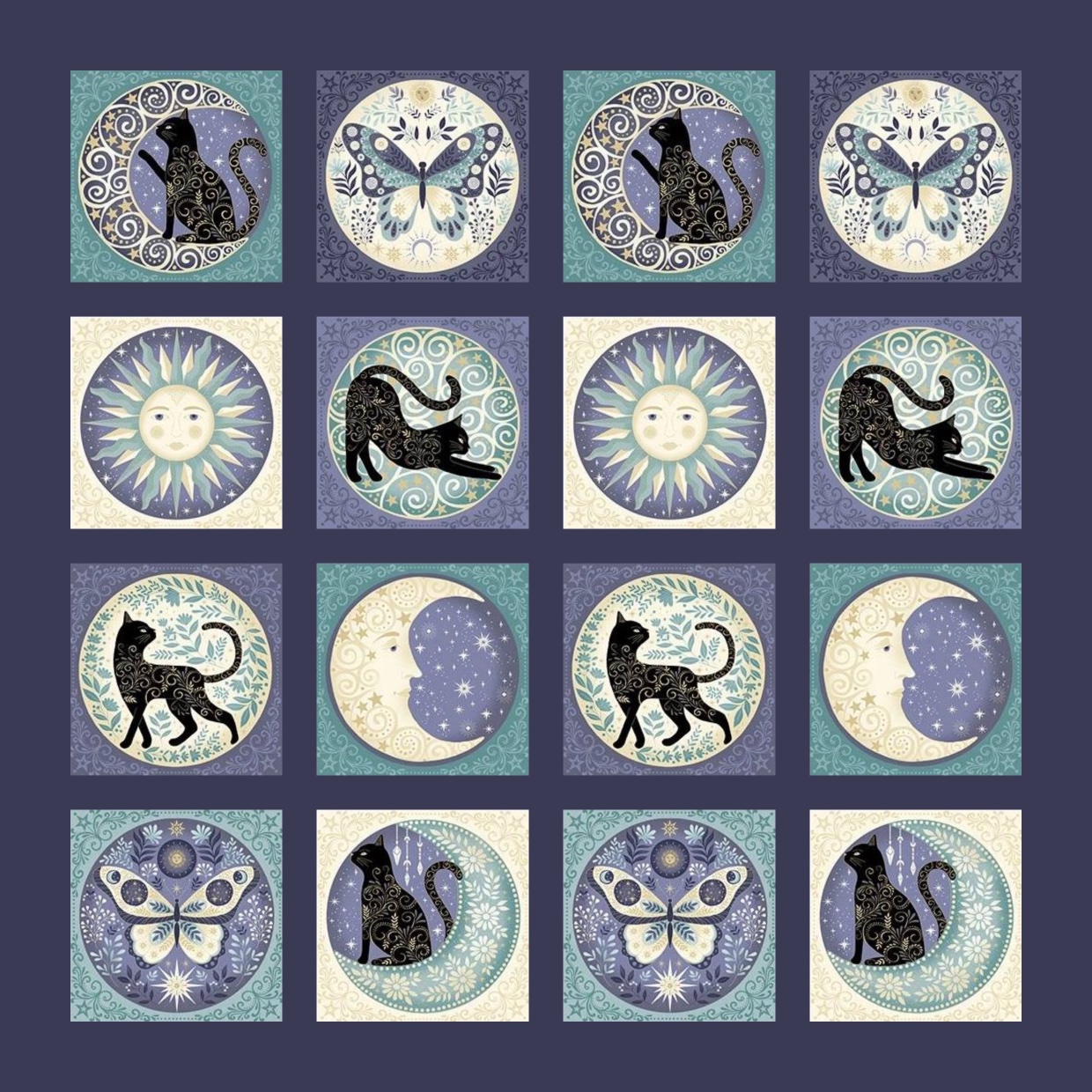 Panel Example quilt design