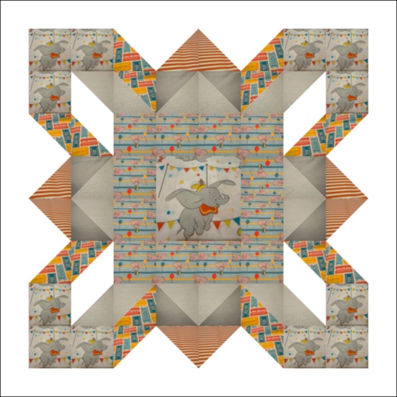 Dumbo - Barn Quilt 3 quilt design