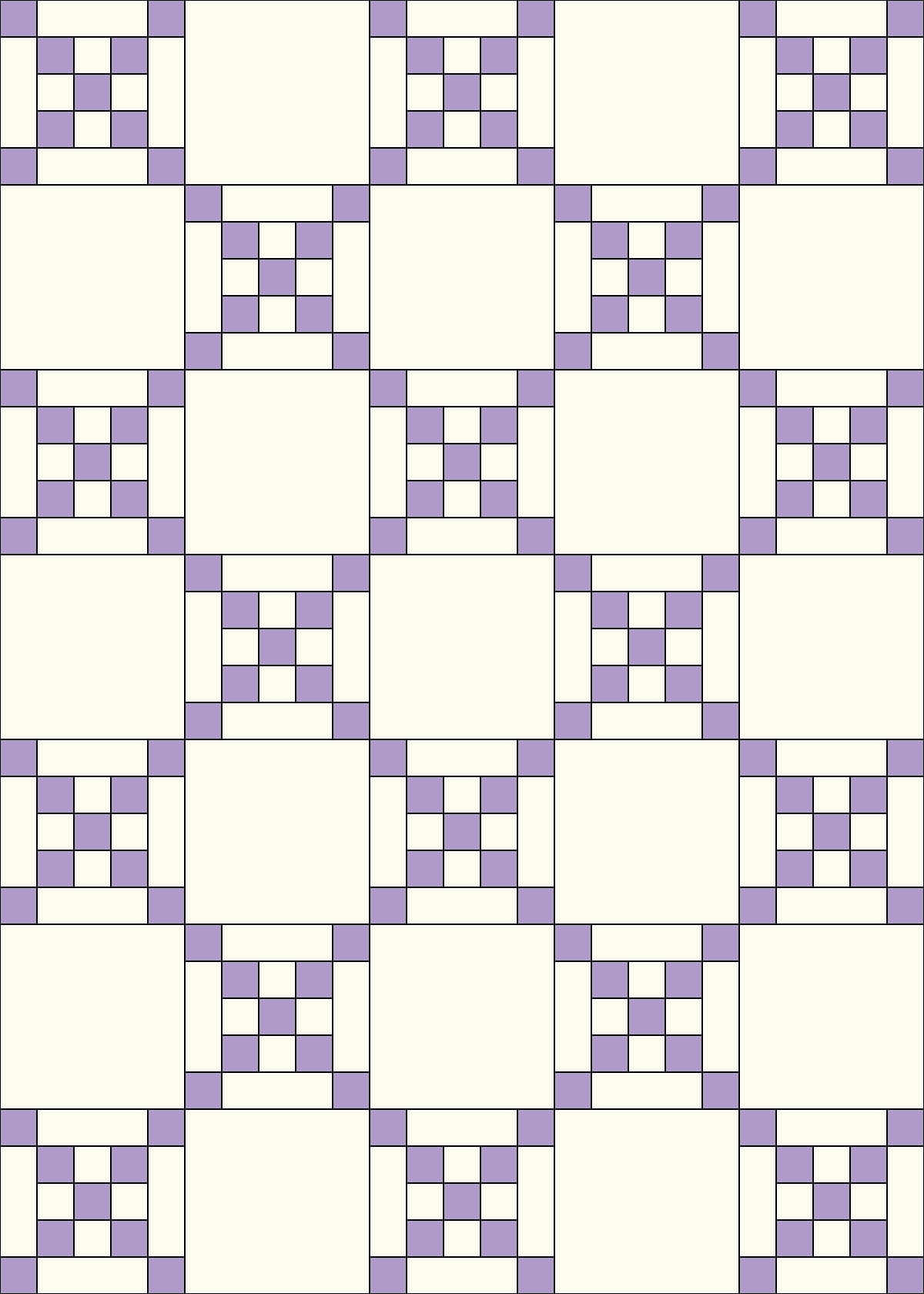 Irish Chain Quilt 60"x84" quilt design