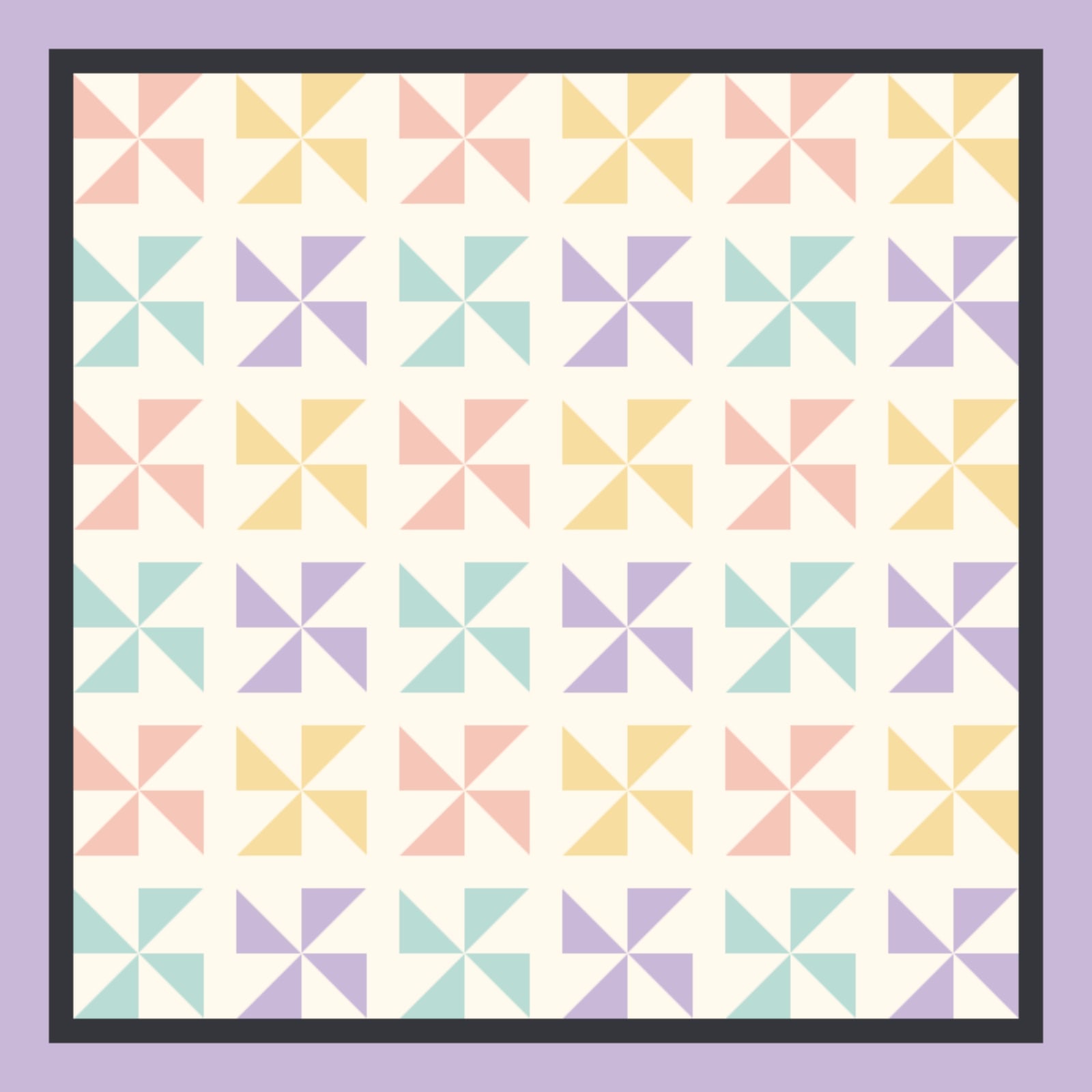 Fairground Pinwheels quilt by Hollis March