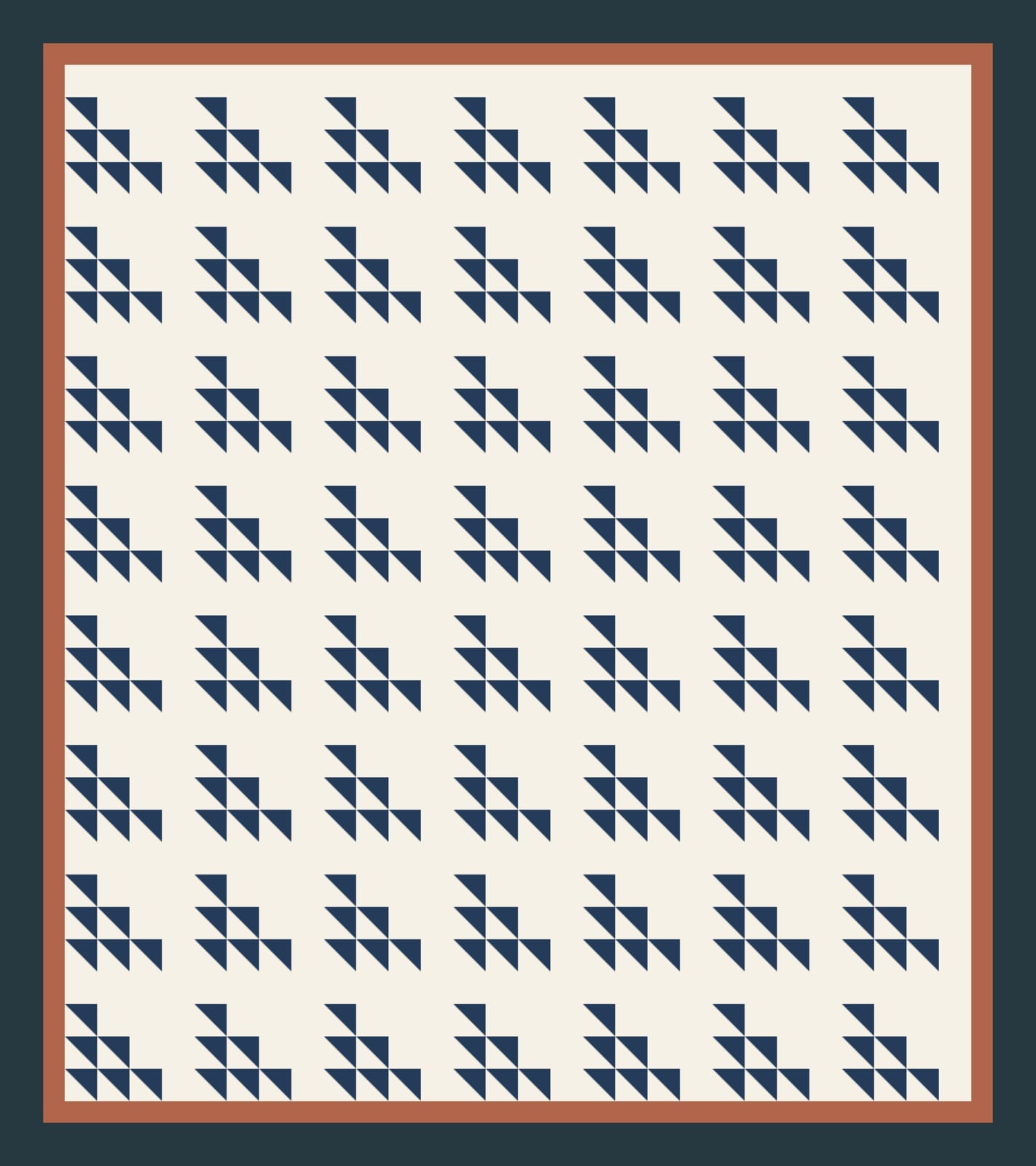Ink Northwind quilt by Alder Fold