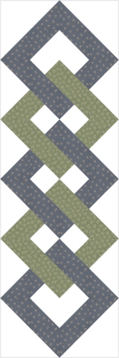 Infinity Table Runner quilt design
