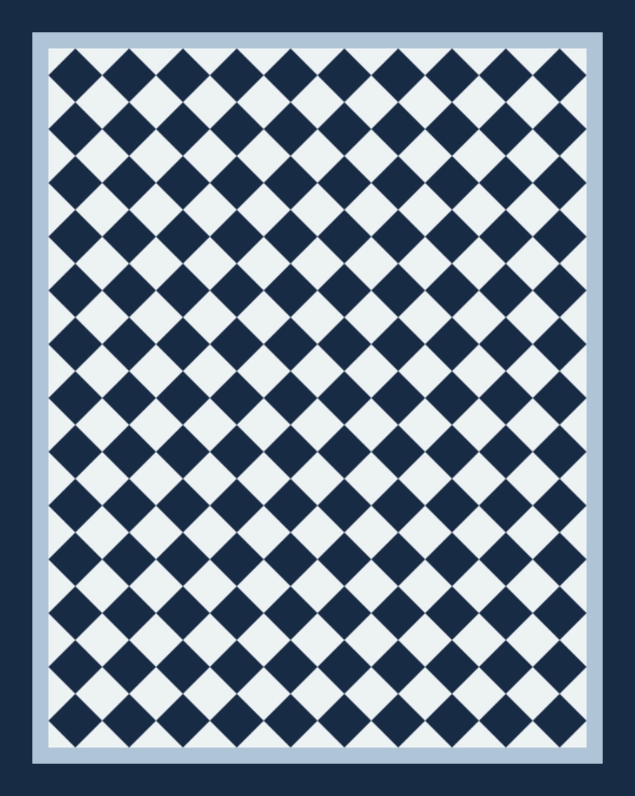 Ink Diamonds quilt by Kelly K.