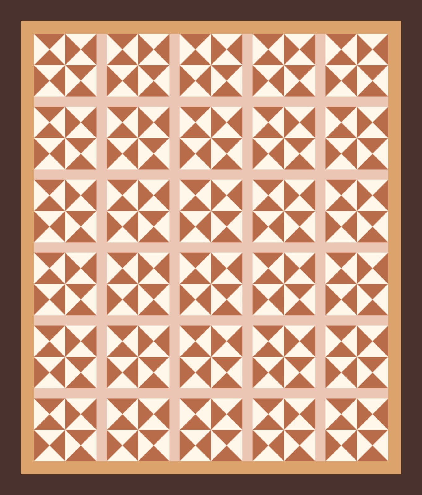 Clay Yankee Puzzle quilt by Mira Sloane