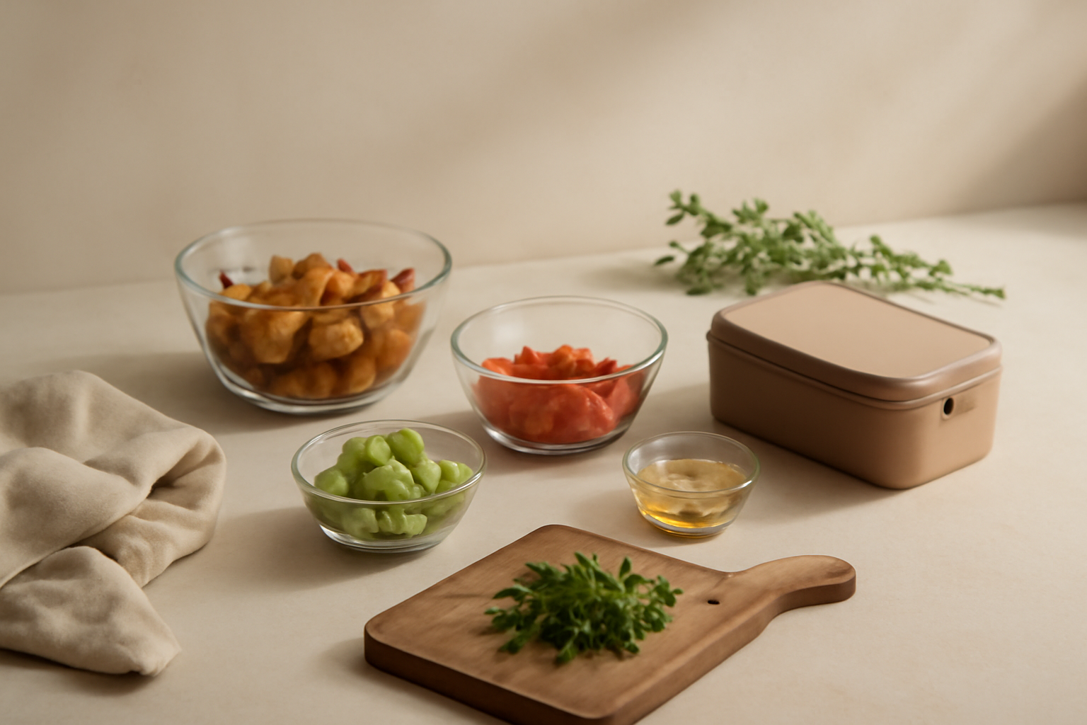 Meal Prep ohne starres Boxensystem