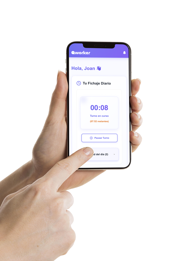 Fichaje móvil en 1 click