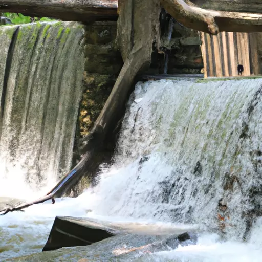 A picture of a waterfall