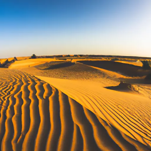 A picture of a desert