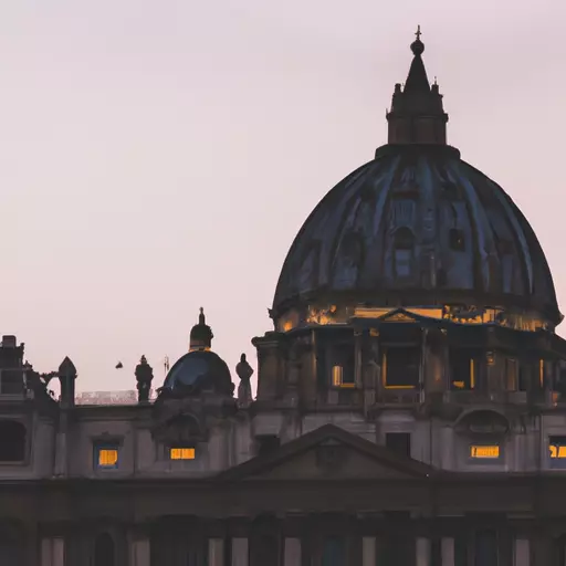 A picture of St. Peter's Basilica