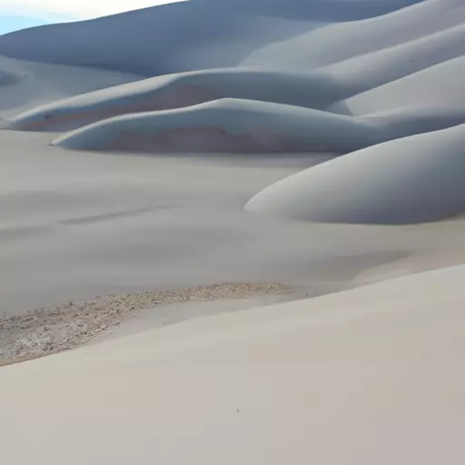 A picture of sand dunes