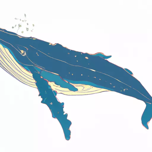 A picture of a blue whale