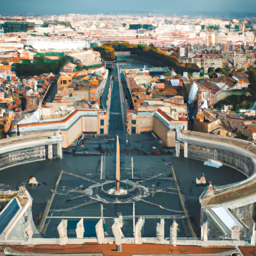 A picture of Saint Peter's Square in Vatican City