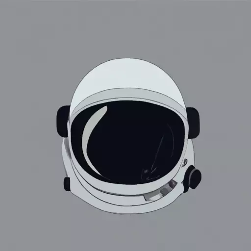 A picture of an astronaut helmet