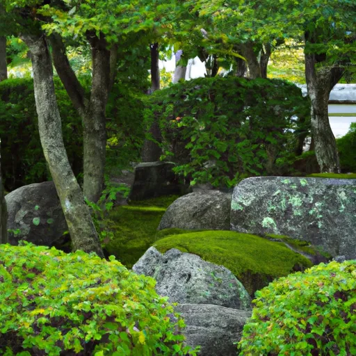 A picture of a traditional Japanese garden