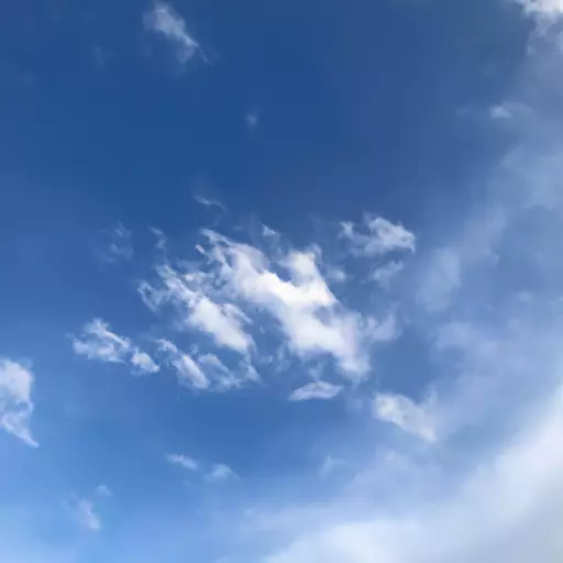 A picture of a clear blue sky