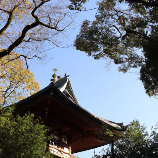 A picture of a Japanese temple