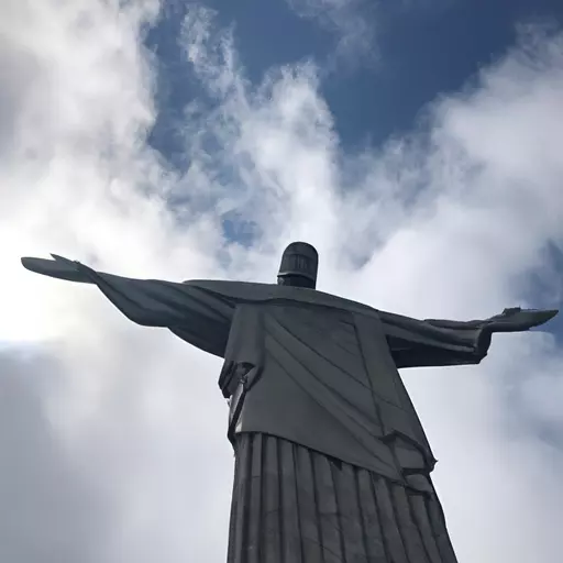 A picture of the Christ the Redeemer statue in Brazil