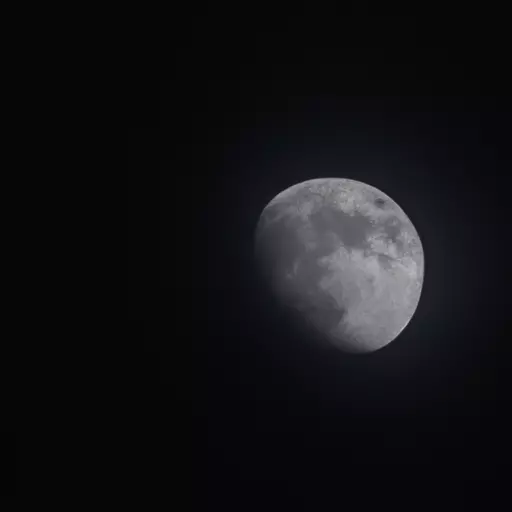 A picture of the moon