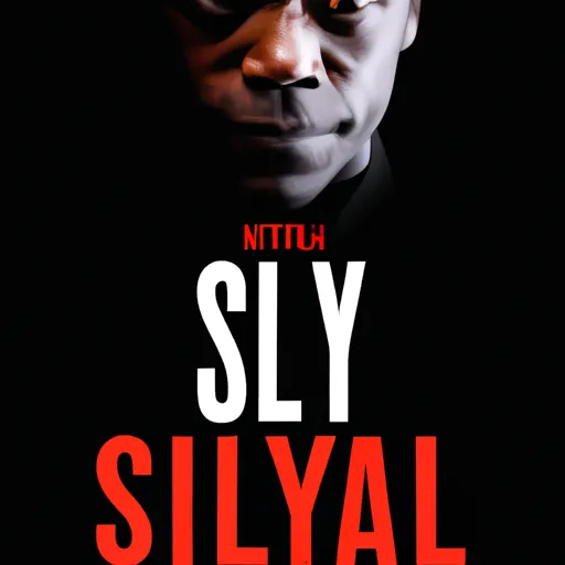 "A movie premiere poster for a documentary titled Sly on Netflix"