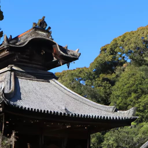 A picture of a Japanese temple