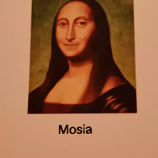 A picture of the Mona Lisa