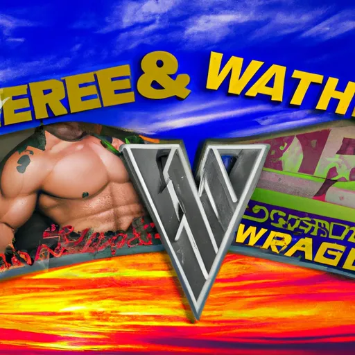 "WWE and another wrestling promotion logo merging"