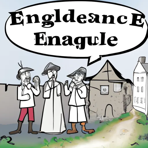 "Medieval England with people speaking French"