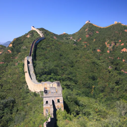 A picture of the Great Wall of China