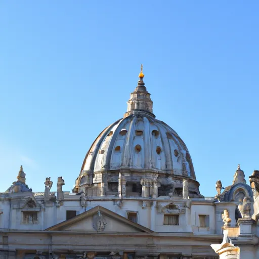 A picture of St. Peter's Basilica