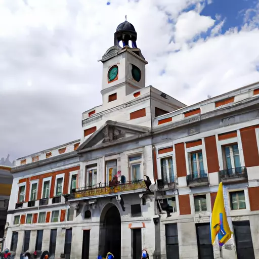 A picture of the Puerta del Sol