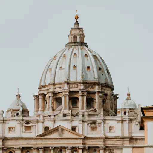 A picture of St. Peter's Basilica