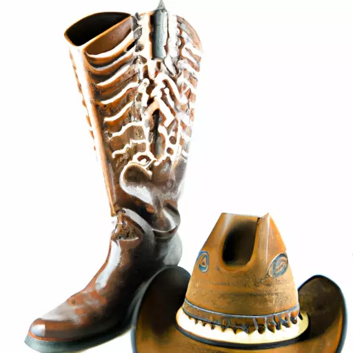 A picture of a cowboy hat and boots