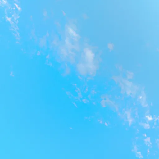 A picture of a clear blue sky