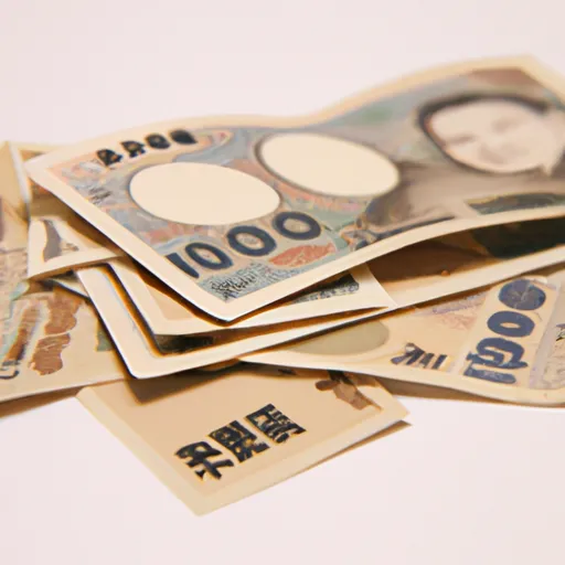 A picture of Japanese currency