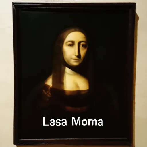 A picture of the 'Mona Lisa'