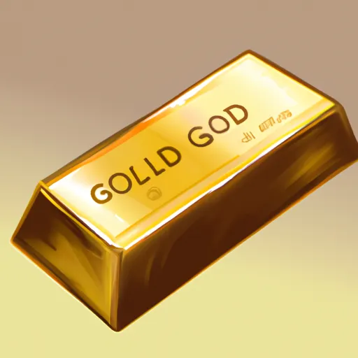 A picture of a gold bar