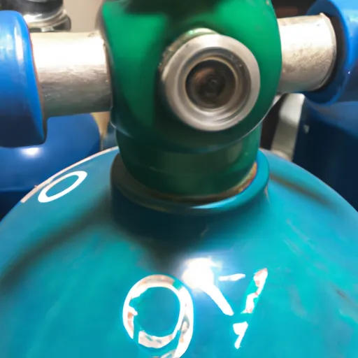 A picture of an oxygen tank