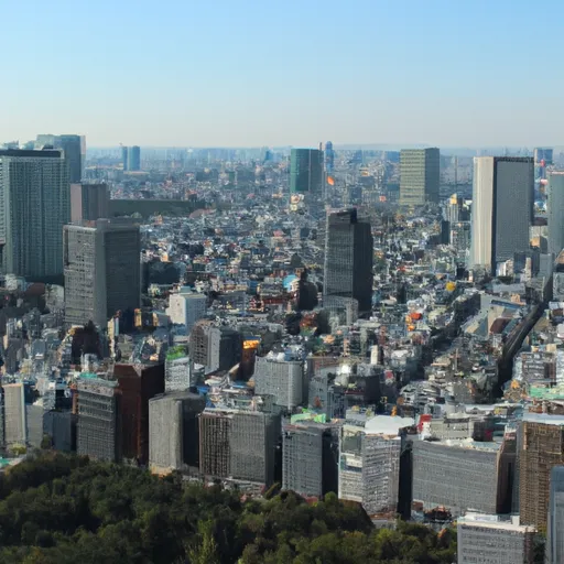 A picture of the Tokyo skyline