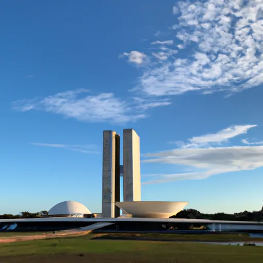 A picture of the National Congress Building in Brasília