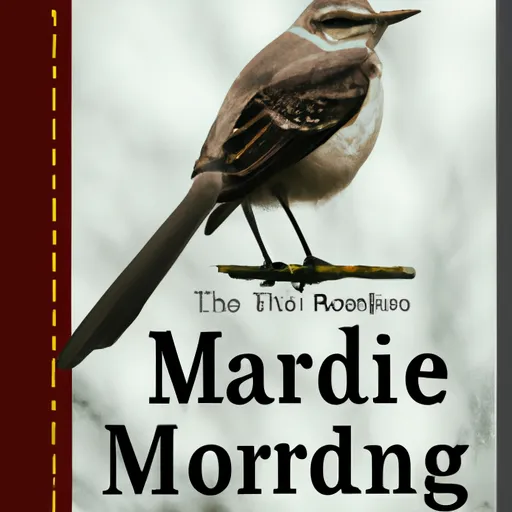 A picture of a book with a mockingbird on the cover