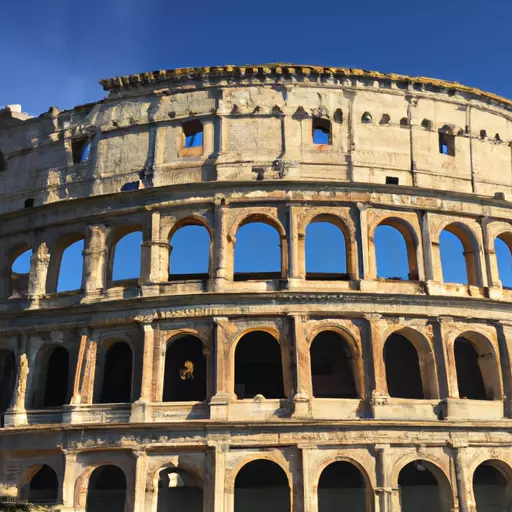 A picture of the Colosseum in Rome