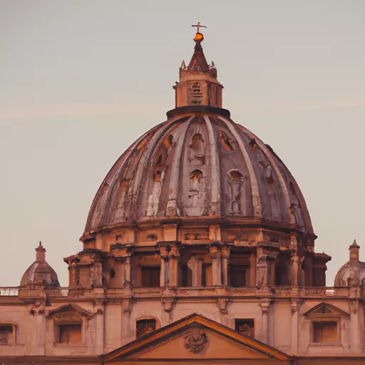 A picture of St. Peter's Basilica